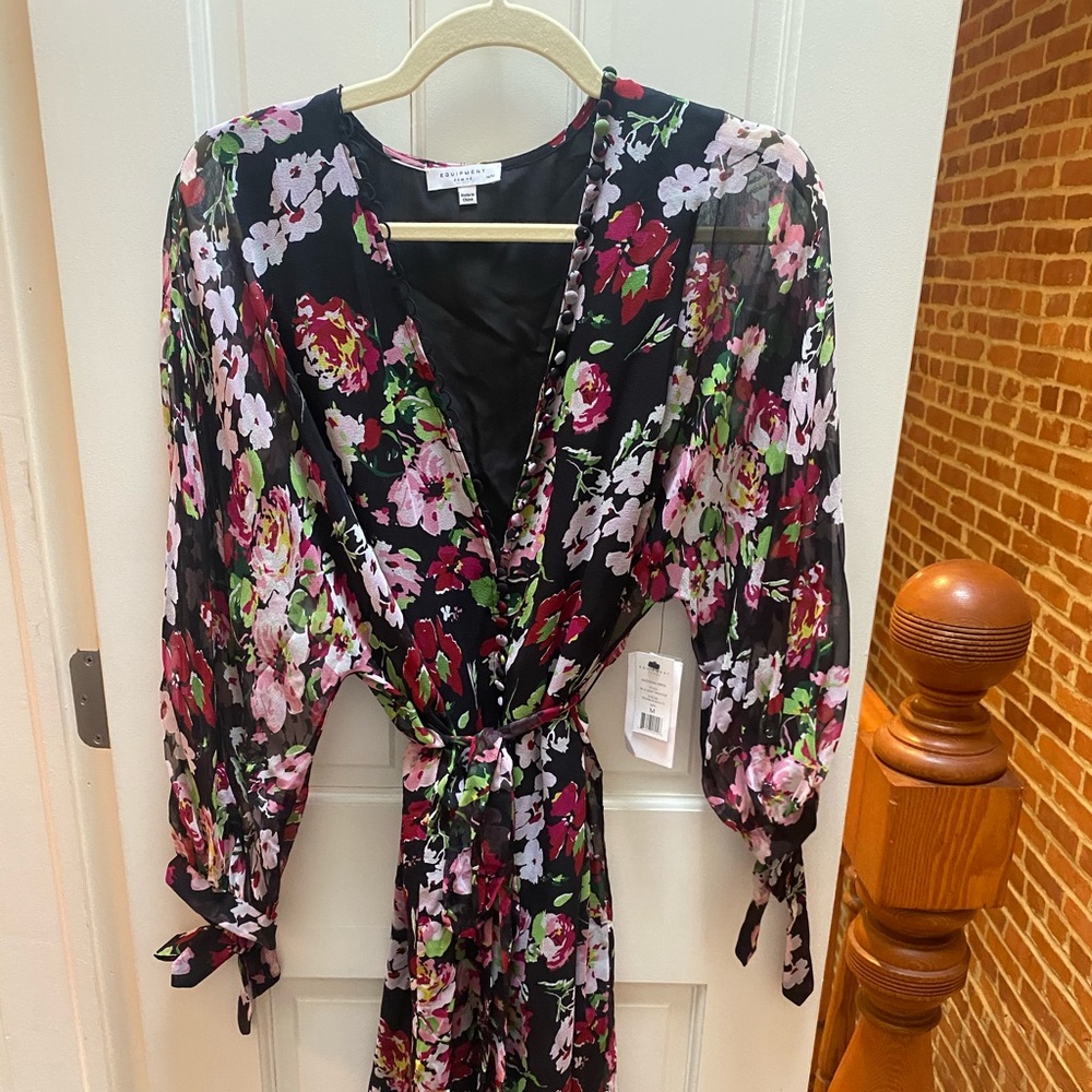 NWT Equipment Femme Natasha Dress Size M